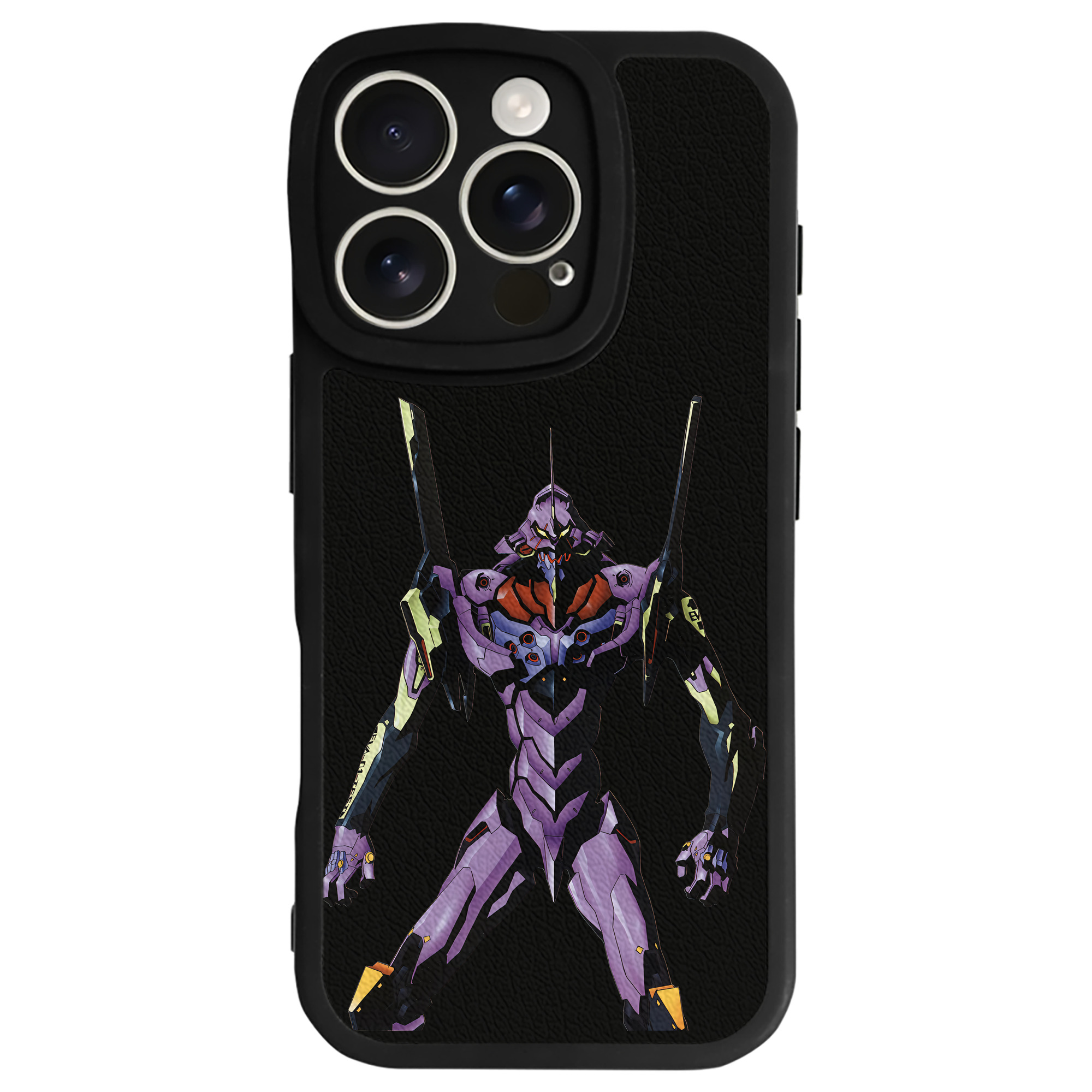 （画像用） EVA 新世紀エヴァンゲリオン 【iPhone 16シリーズ対応】シリコンスマホケース（レザー調） 材質：シリコン